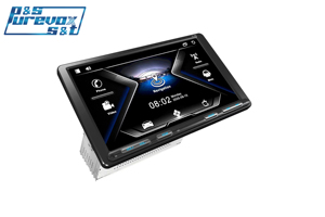 新着9 "10.1" AndroidカープレーヤーIPSディスプレイ360度回転FM GPS WIFI Carplay DSP機能シングルDinダッシュボード - Product Image 2