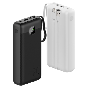 Custom QC 22.5W PD 20w <strong>Power</strong> <strong>Bank</strong> 20000mah Fast QC Charge 20000mah <strong>Power</strong> <strong>Bank</strong> with Built in Cable - Product Image 3