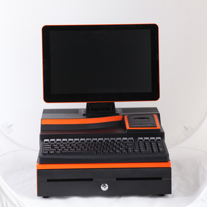 JESEN Top-rated Payment Terminal Machine Cash Register All in One POS <strong>System</strong> <strong>Embedded</strong> 50mm Printer and Keyboard and Cash Drawer - Product Image 2