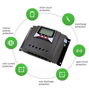 PWM Солнечный контроллер 12V/24V/36V/48V 50A с ЖК-дисплеем и светодиодным дисплеем, контроллер солнечного заряда - Product Image 2