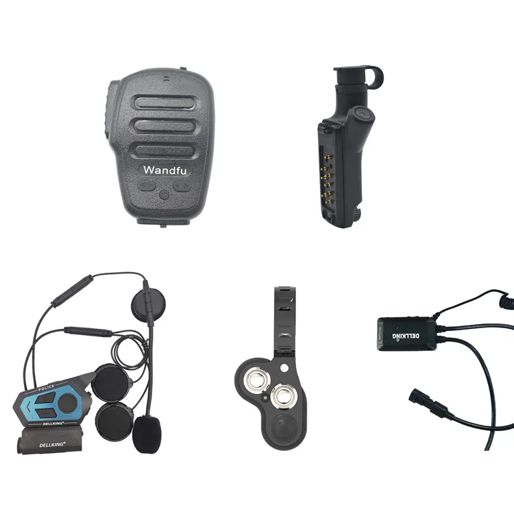 Sistem interkom komunikasi sepeda motor, BTM93 Bluetooth tanpa kabel dengan Radio dua arah dan setang Remote Control
