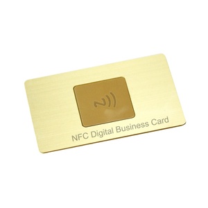 Benutzer definierte einzigartige QR-Code Metall Nfc Karte Tag Aufkleber Tag Karte Edelstahl Craft Metal Card - Product Image 1
