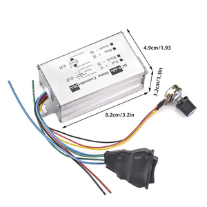 PWM DC motor stepless <strong>speed</strong> <strong>controller</strong> 12V 24V 60V MAX 20A <strong>Pulse</strong> WidthModulator motor <strong>Speed</strong> regulating switch - Product Image 2