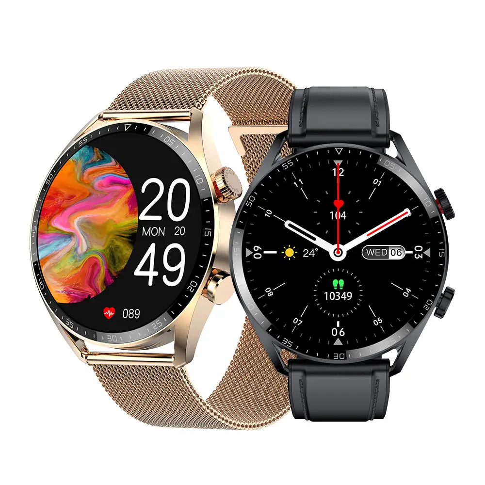 Di alta qualità di lusso 360*360 Amoled ultra HD display schermo rotondo smartwatch T60 dial download Smart Watch