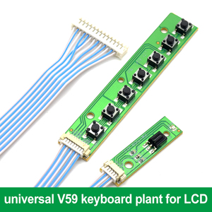 液晶电视主板通用7键键盘板，符合红外7K V59 V56键盘 - Product Image 6