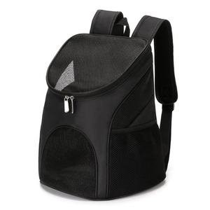 Ayarlanabilir katlanabilir evcil hayvan seyahat çantası bez ve küçük hayvanlar için örgü sırt çantası kediler köpekler için yansıtıcı şerit nefes tasarım - Product Image 2