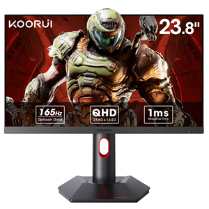KOORUI 24-Inch LCD Gaming Monitor with 1920x1080 Resolution Higher Refresh Rates for Desktop <strong>Use</strong> - Product Image 1