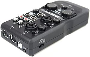 Interfaz de audio USB portátil Z/oom, diseño práctico de plástico duradero de 2 canales con 2 entradas combinadas XLR/TRS, salidas MIDI I/O RCA - Product Image 4