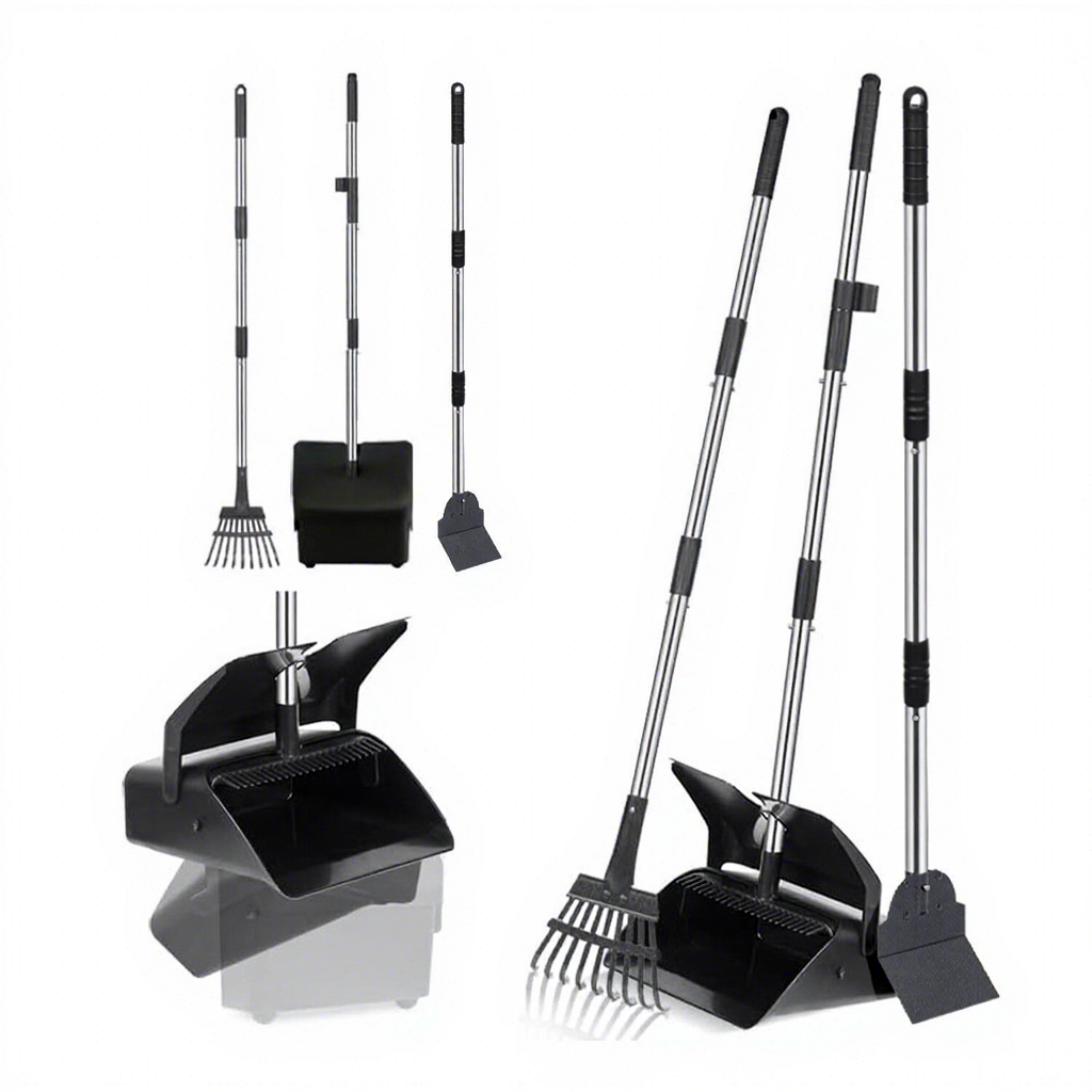 Sled + Dustpan+shovel-silver black