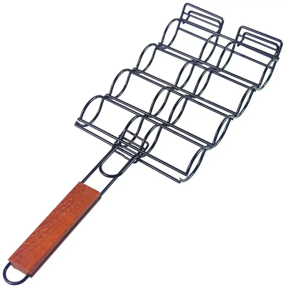 Cestello per griglia per mais Barbecue supporto per mais griglia cestino Clip rete Rack per pesce bistecca di verdure carne gamberetti costolette