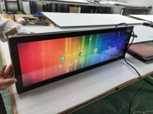 ワイドスクリーンインタラクティブタッチLCD広告ディスプレイストレッチバーデジタルポスターショッピングモール小売店SDK機能 - Product Image 5