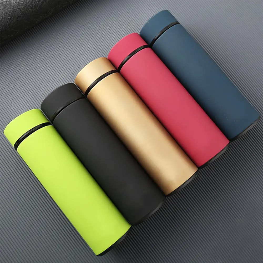 custom wholesale 500ml thermos water bottle cup insulated termo stainless steel tea coffee vacuum flask thermoses with filter