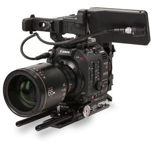 ES-T19-B-V V-<strong>Mount</strong>/Gold <strong>Mount</strong> Camera Cage for Canon C500 Mk II/C300 Mk III Minimizes Wear and Supports Accessories - Product Image 4