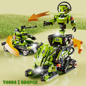 Kreative APP Programmierung 3 in 1 Roboter STEM Baustein Set Kinder Puzzle Fernbedienung Baustein Spielzeug Kinder DIY Spielzeug - Product Image 4