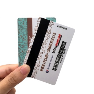 廉价定制聚氯乙烯磁卡光泽哑光拉丝表面塑料卡片印刷 - Product Image 5