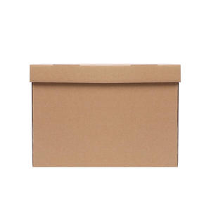 Cajas de almacenamiento de archivos de oficina corrugado de alta calidad Cartón de Banqueros de archivo impreso en relieve para organización de archivos - Product Image 6