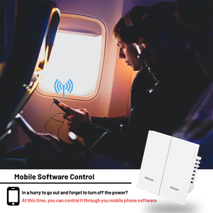 Tuya avrupa standart ZigBee bileşik basma düğmesi anahtar anahtarı-6 Gang (cam Panel) nötr tel N + L 4Gang + 2 sahne gerekir - Product Image 4
