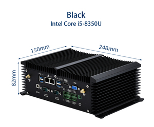 XCY Industrial <strong>Embedded</strong> <strong>Computer</strong> I7 7500U 4K Video Fanless Mini PC 2 LAN Dual Serial GPIO - Product Image 5