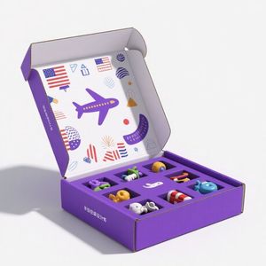 Custom Printed Corrugated Cardboard <strong>Box</strong> Colorful Children's <strong>Toy</strong> Packaging <strong>Box</strong> Reusable Mailing <strong>Box</strong> - Product Image 1
