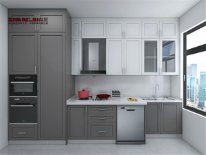 I Shaped Modular Rta New Product Custom Kitchen Cabine Matte White