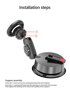Suction Cup Bracket for Carplay Screen Adjustable and Stretchable <strong>Universal</strong> Replacement Mounting Bracket Phone Mount Holder - Product Image 2
