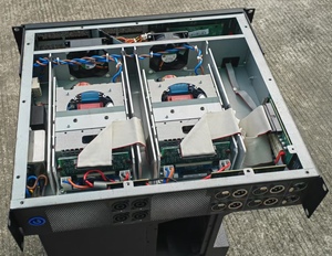 专业4通道线阵列扬声器放大器D类数字SMPs DSP PA放大器 - Product Image 5