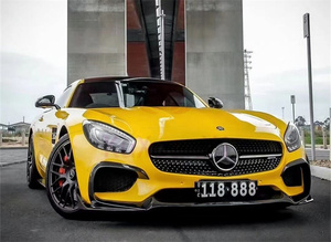Benz AMG G GS için R tarzı karbon Fiber ön tampon kenar vücut kiti - Product Image 5
