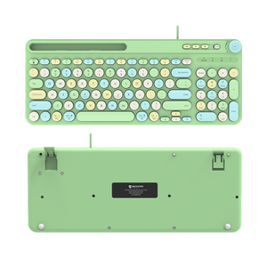 Miniteclado portátil de 101 teclas, teclado de ordenador inalámbrico OEM de 2,4 GHZ para Juegos de oficina - Product Image 6