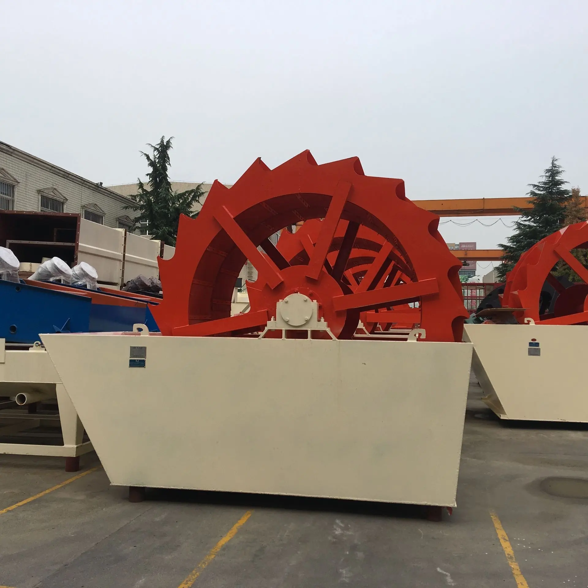 2024 vendita calda sabbia lavatrice Wheel risparmio acqua XS silice fiume pietra artificiale macchina per la pulizia Zhengzhou