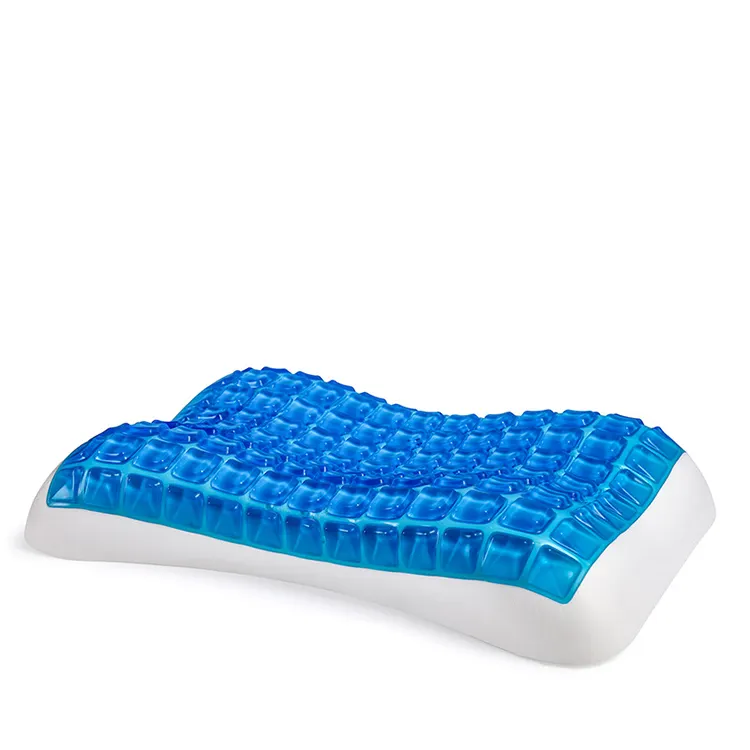 Anti rughe nuovo Design ortopedico per dormire Comfort Almohada cuscino in Memory Foam per Gel ventilato cervicale