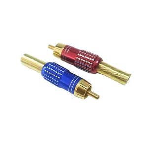 Enchufes RCA de alta calidad, conector de Cable de señal de Audio DIY, conector macho RCA de Audio HiFi, Terminal de Audio, enchufe RCA - Product Image 1