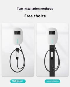เครื่องชาร์จพลาสติก EV แบบที่2 7KW-22KW EV AC wallbox ชาร์จแบบ1ประเภท2 gbt กล่องสถานีชาร์จรถยนต์ - Product Image 4
