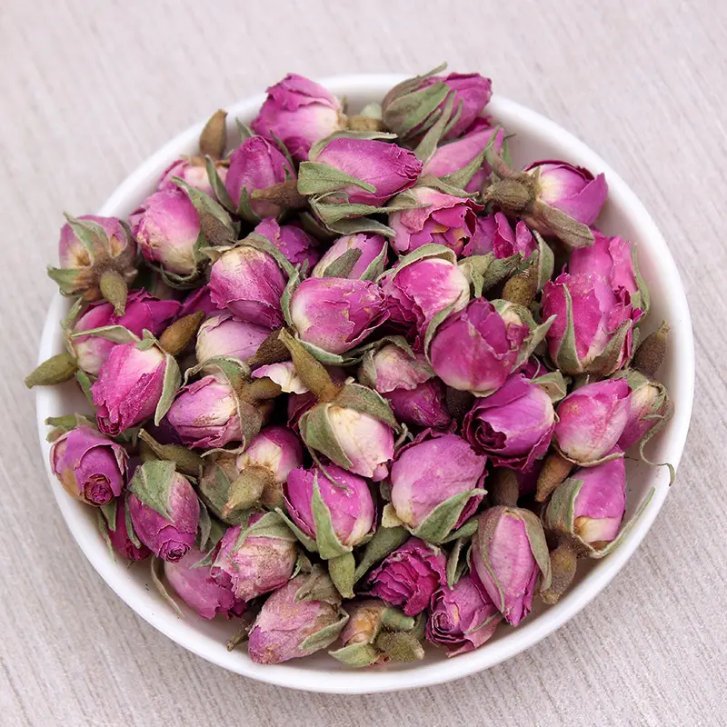 Atacado natural flor de ervas vermelha beleza mantem seco rosa chá