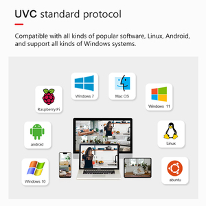 5400 720P 6-22mm HD USB Varifocal Lens Camera Industrial Vision CMOS <strong>Sensor</strong> UVC Plug &amp; Play for Video Conference - Product Image 5