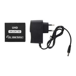 Divisor HDMI 1x2, compatible con 4K, 30HZ, con gestión EDID inteligente, compatible con HDMI, HDCP para cine en casa, distribuidor de vídeo de salida 1 en 2 - Product Image 3