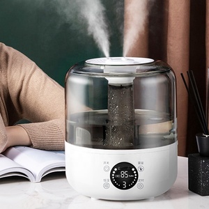 2L Ultraschall Elektrischer Luftbe feuchter UV-Ionisation Nachtlicht Kunststoff Aroma Diffusor Top Füllung für den Hausgebrauch im Hotel - Product Image 2