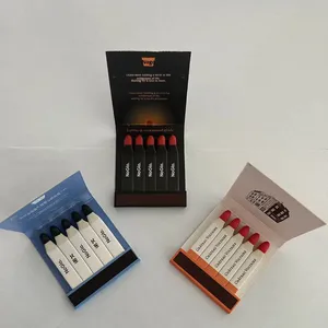 Creative Book Style Long Paper Stick <strong>Matches</strong> <strong>Colorful</strong> Origami Pattern Safety Feature - Product Image 1