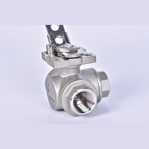 304 üç yollu L T delik iç kanallı küresel vana - Product Image 5