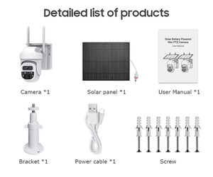 <strong>Wireless</strong> <strong>Security</strong> Surveillance for Outdoor <strong>Security</strong> Camera with Human Detection 3MP Smart <strong>Security</strong> <strong>System</strong> with Solar Energy - Product Image 6