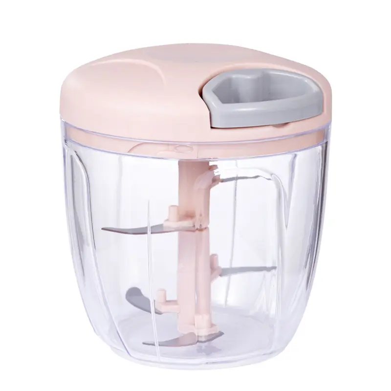 Ensalada Mini Commercia Manual Procesador de alimentos de acero inoxidable Vegetal Cortador de ajo Chopper para Veget