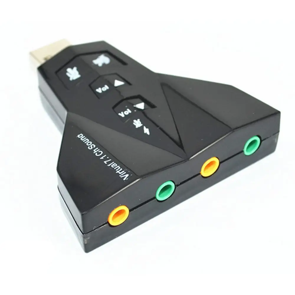Justlink 7.1 USB scheda Audio USB 2.0 a Jack 3.5mm adattatore Audio per cuffie Mac Win Computer Android Linux