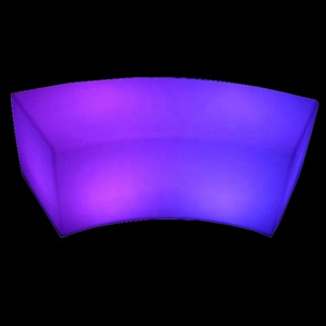 Işık plastik küp masa <span class=keywords><strong>LED</strong></span> mobilya <span class=keywords><strong>LED</strong></span> parlayan masa - Product Image 6