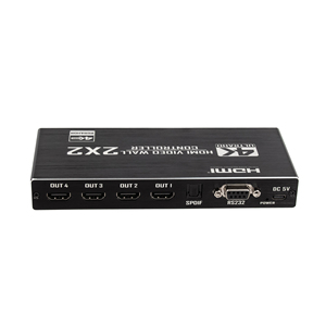 工厂新的4K 1080P 2x2，用于HDMI DVI电视视频墙控制器处理器类型-C输入1X2 1X4 1X3 2X1 3X1 4X1开关铝 - Product Image 5