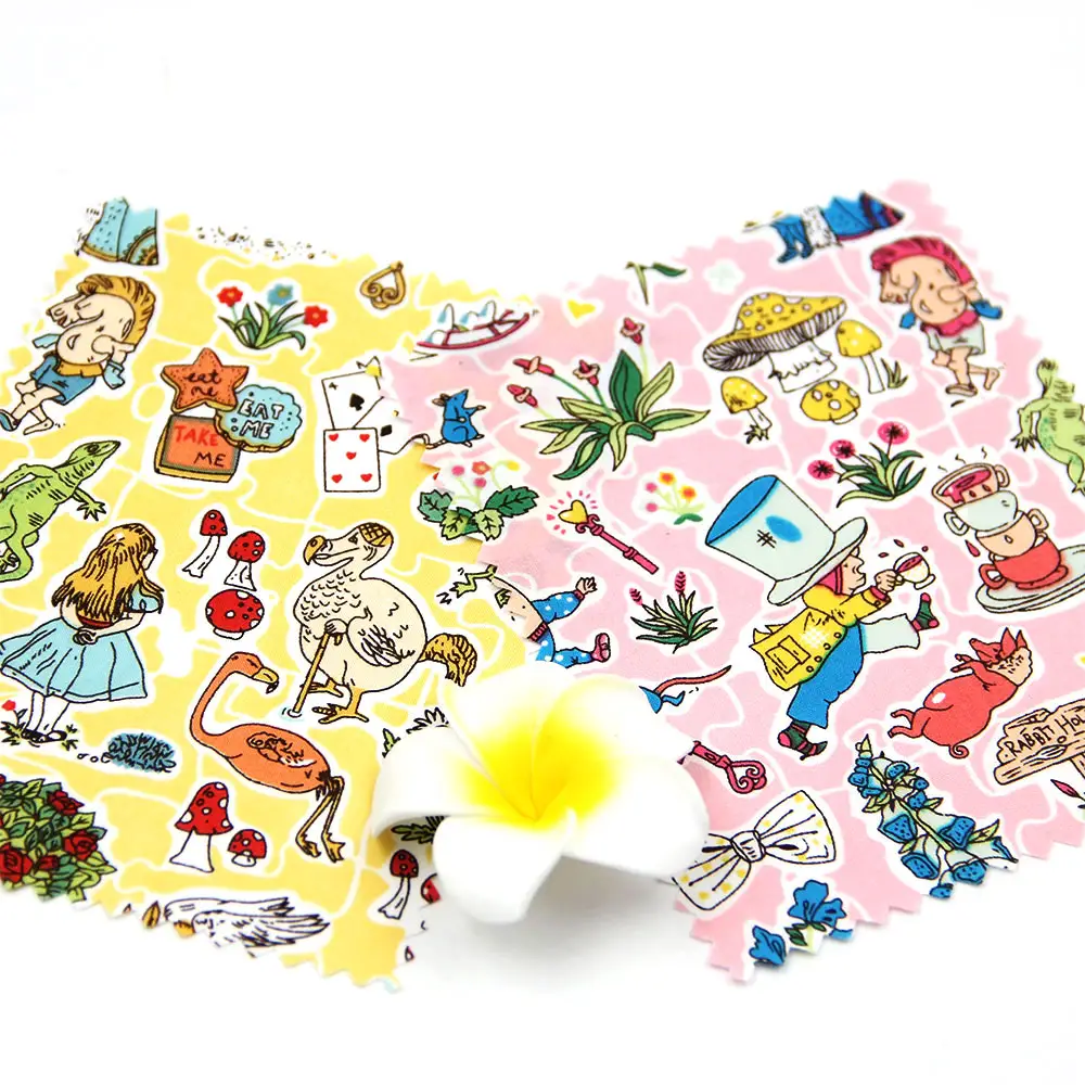 Текстиль для девочек с принтом животных детское платье хлопчатобумажная ткань для детской одежды