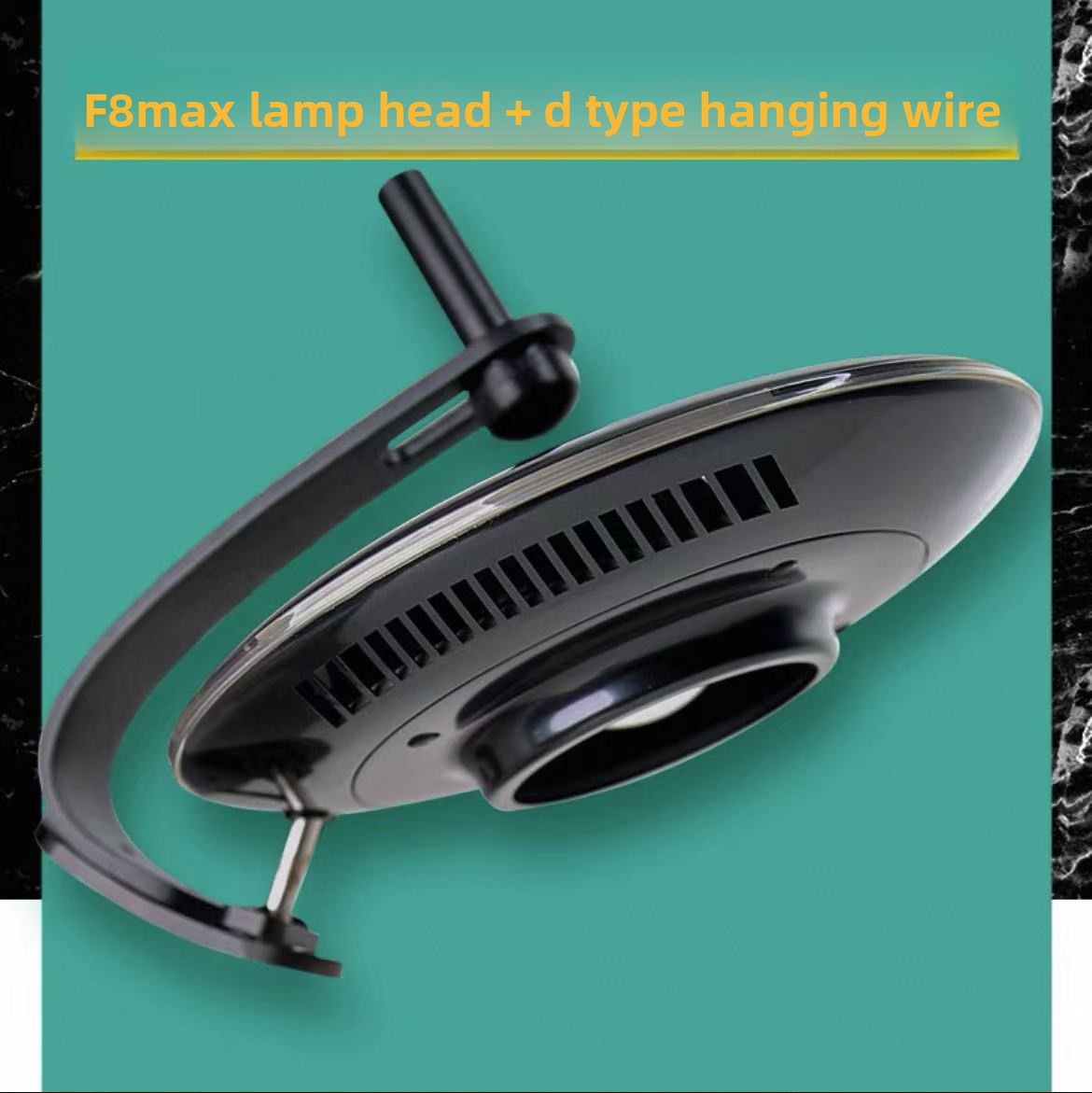 Tête de lampe F8 MAX + 1 jeu de cordons de suspension (1,5 m)