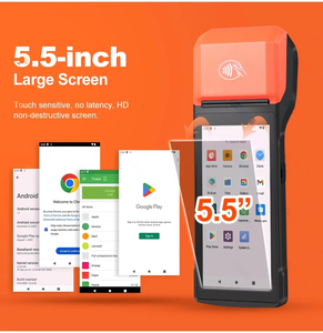 H10P 4G Android 13 14 RAM 3GB ROM 32GB Terminal de mano POS con impresora Wifi NFC Dispositivos POS móviles inteligentes con escáner de código de barras - Product Image 3