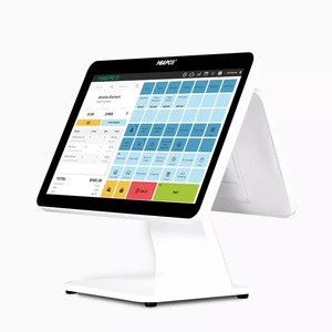 Pantalla dual de alto rendimiento Caja Registradora de 15 pulgadas Pantalla táctil POS Monitor Wins7/10 Computadora para tienda minorista - Product Image 3