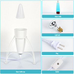 Hiện đại Dive các thư giãn mê hoặc màu sắc thay đổi tên lửa mới lạ nhựa chuyển động nổi đèn Dung Nham - Product Image 6