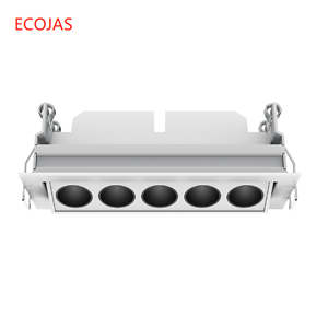 ECOJAS Modern kare Anti parlama tavan gömme aydınlatma ofis oturma odası 6w 10w LED ızgara ışık - Product Image 1