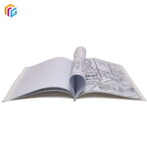 批发定制印刷完美装订教育着色小册子廉价成人儿童绘画绘图本 - Product Image 4